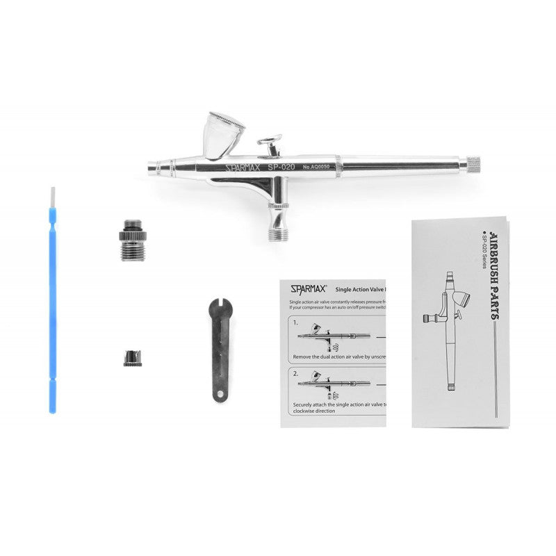 Sparmax Airbrush 0.2mm Gravity with Pre Set Handle - Good Games