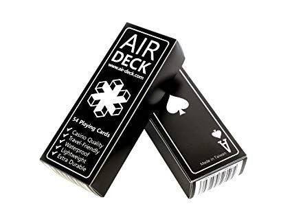 Air Deck Playing Cards - Black - Good Games