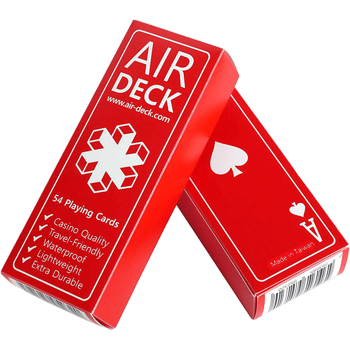Air Deck Playing Cards - Red - Good Games