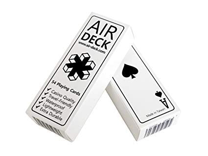 Air Deck Playing Cards - White - Good Games
