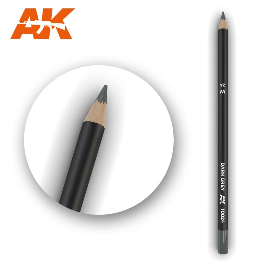 AK Interactive Weathering Pencils - Dark Grey - Good Games