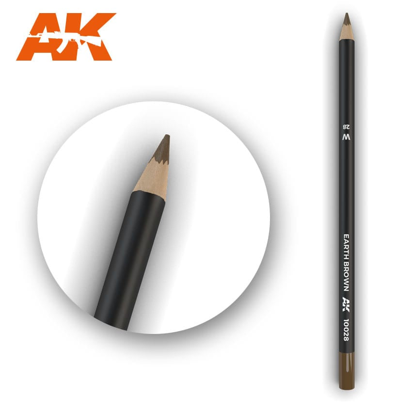 AK Interactive Weathering Pencils - Earth Brown - Good Games