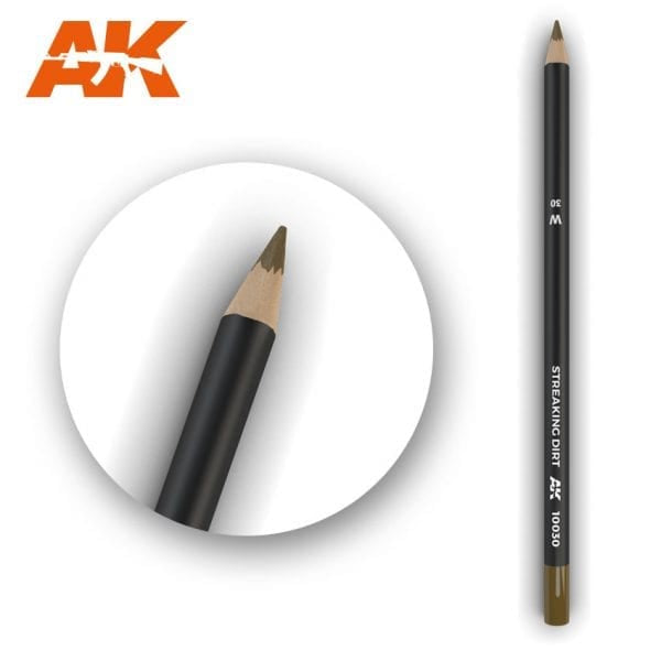 AK Interactive Weathering Pencils - Streaking Dirt - Good Games