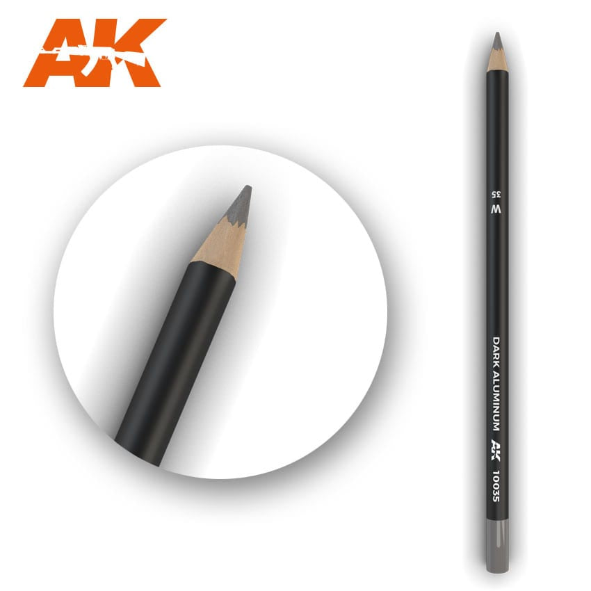 AK Interactive Weathering Pencils - Dark Aluminum Nickel - Good Games