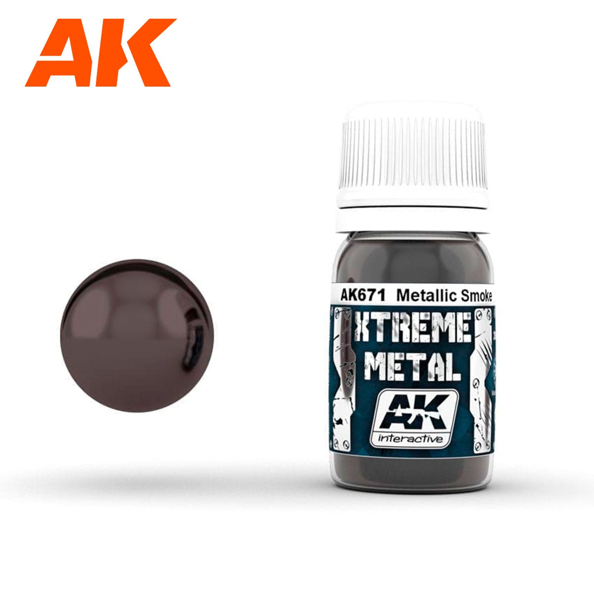 AK Interactive Metallics - Xtreme Metal Smoke Metallic 30ml - Good Games