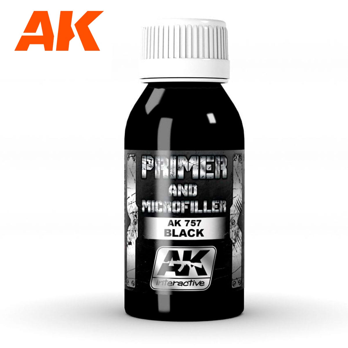 AK Interactive Metallics - Black Primer And Microfiller 100ml - Good Games