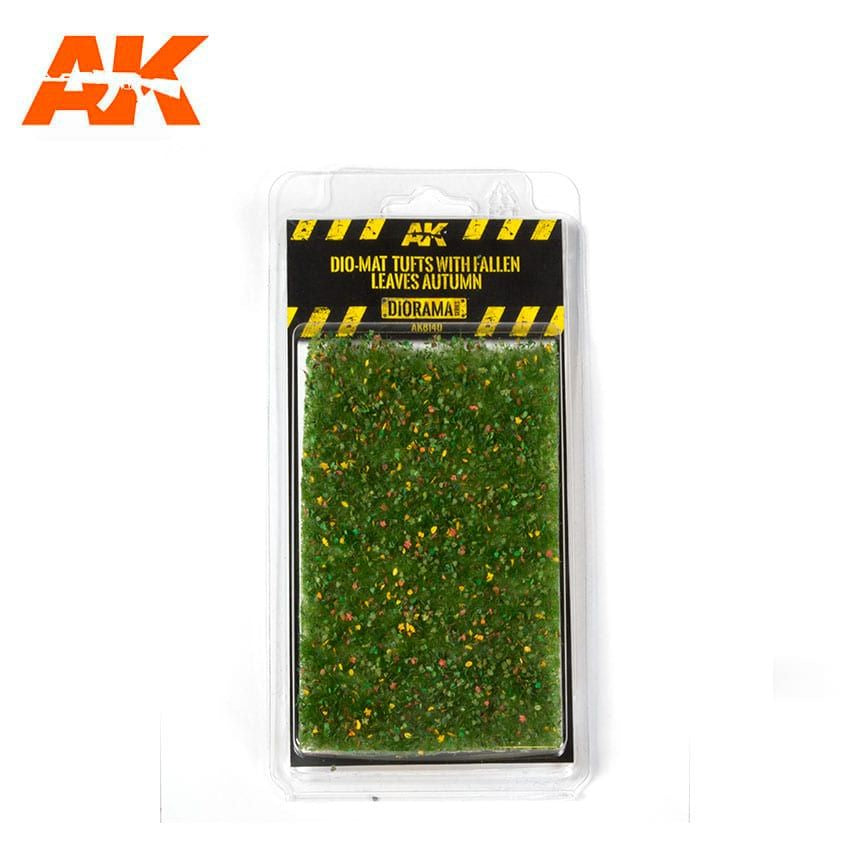 AK Interactive Vegetation - Dio-Mat Tufts with Fallen Leaves Autumn - Good Games