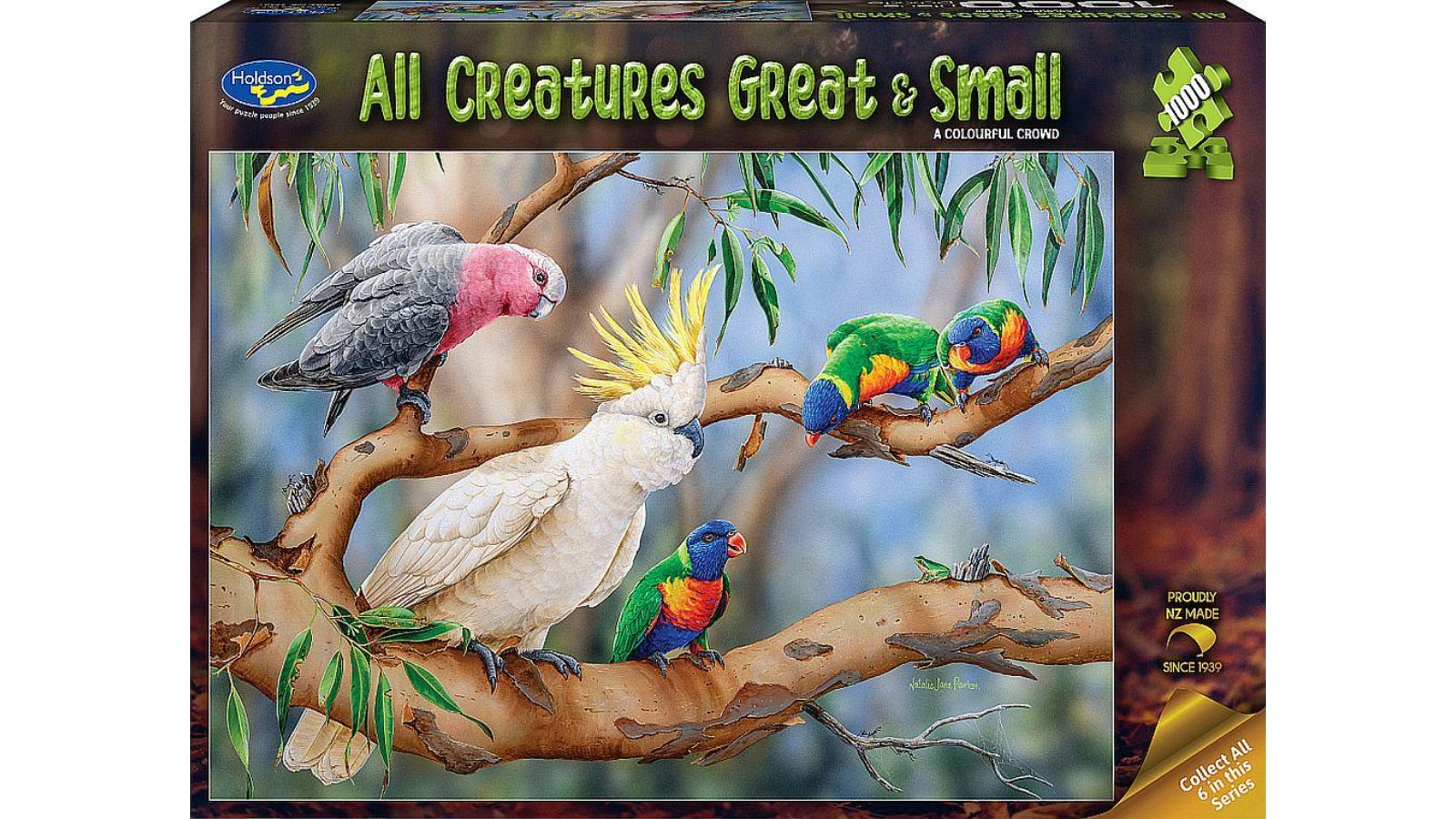 Holdson - All Creatures Great And Small - Birds 1000 Piece Jigsaw - Good Games