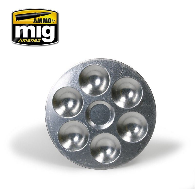 Ammo by MIG Accessories Aluminium Palette (6 wells) - Good Games