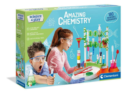 Clementoni - Amazing Chemistry 180+ Experiments - Good Games