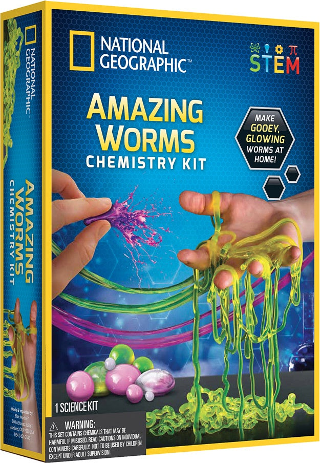 National Geographic - Amazing Worms Chemistry Kit - Good Games