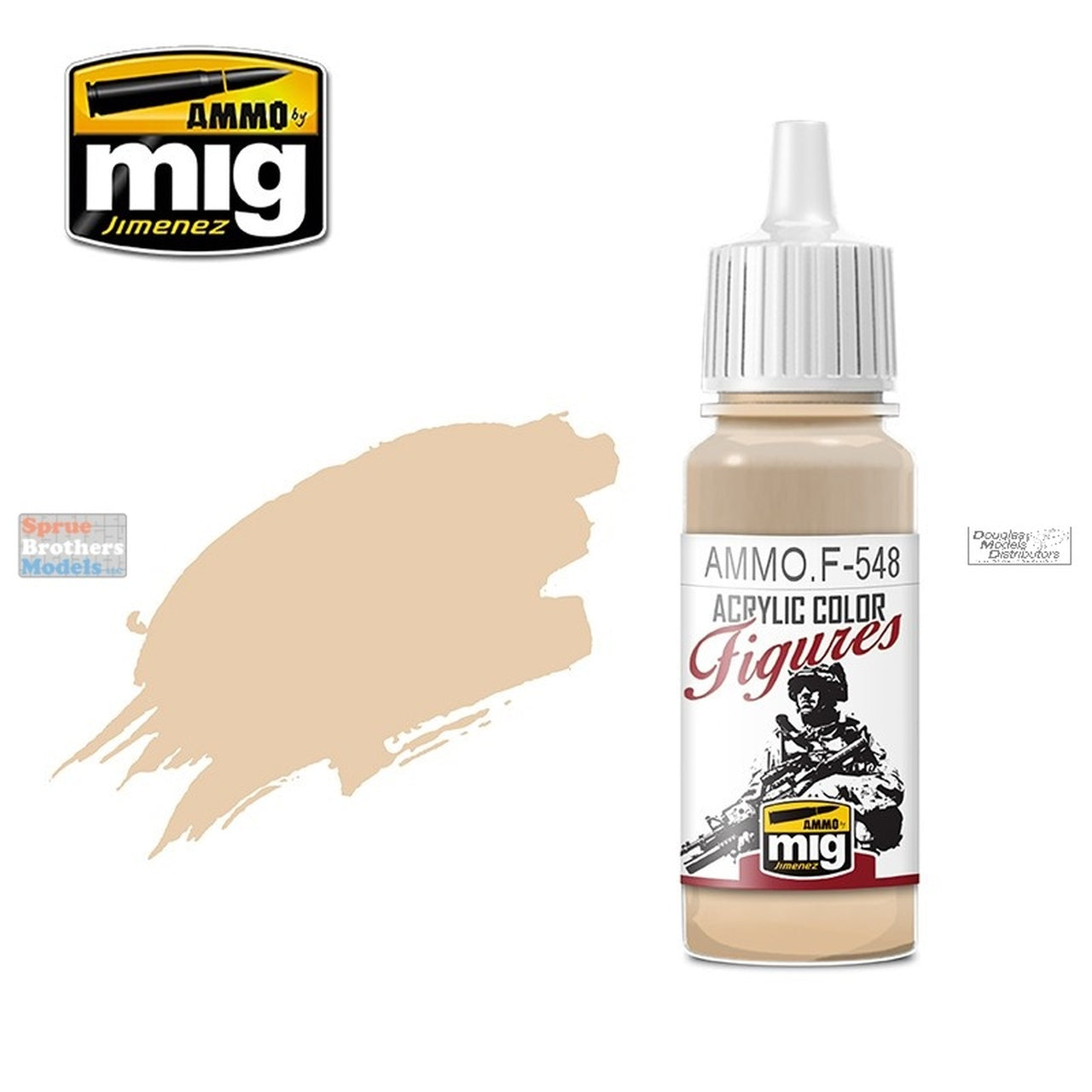 Ammo by MIG Figures Paints Light Skin Tone 17ml - Good Games