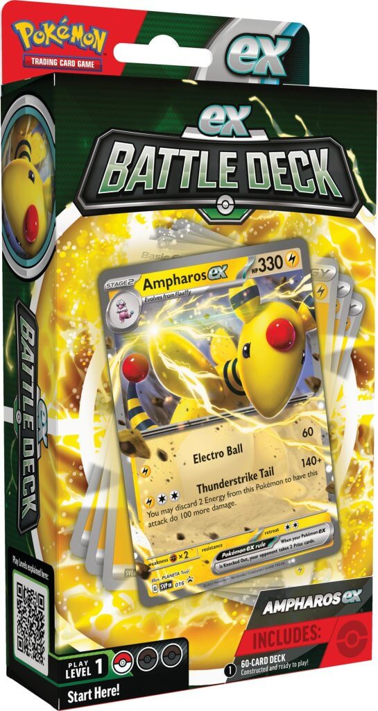 Pokemon TCG - V Battle Deck Ampharos and Lucario - Good Games