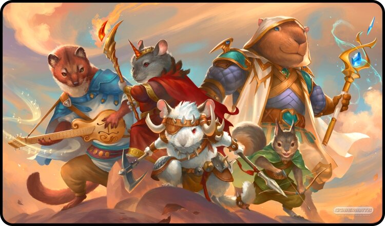 Gamermats - Animal Raiding Party - Playmat - Good Games
