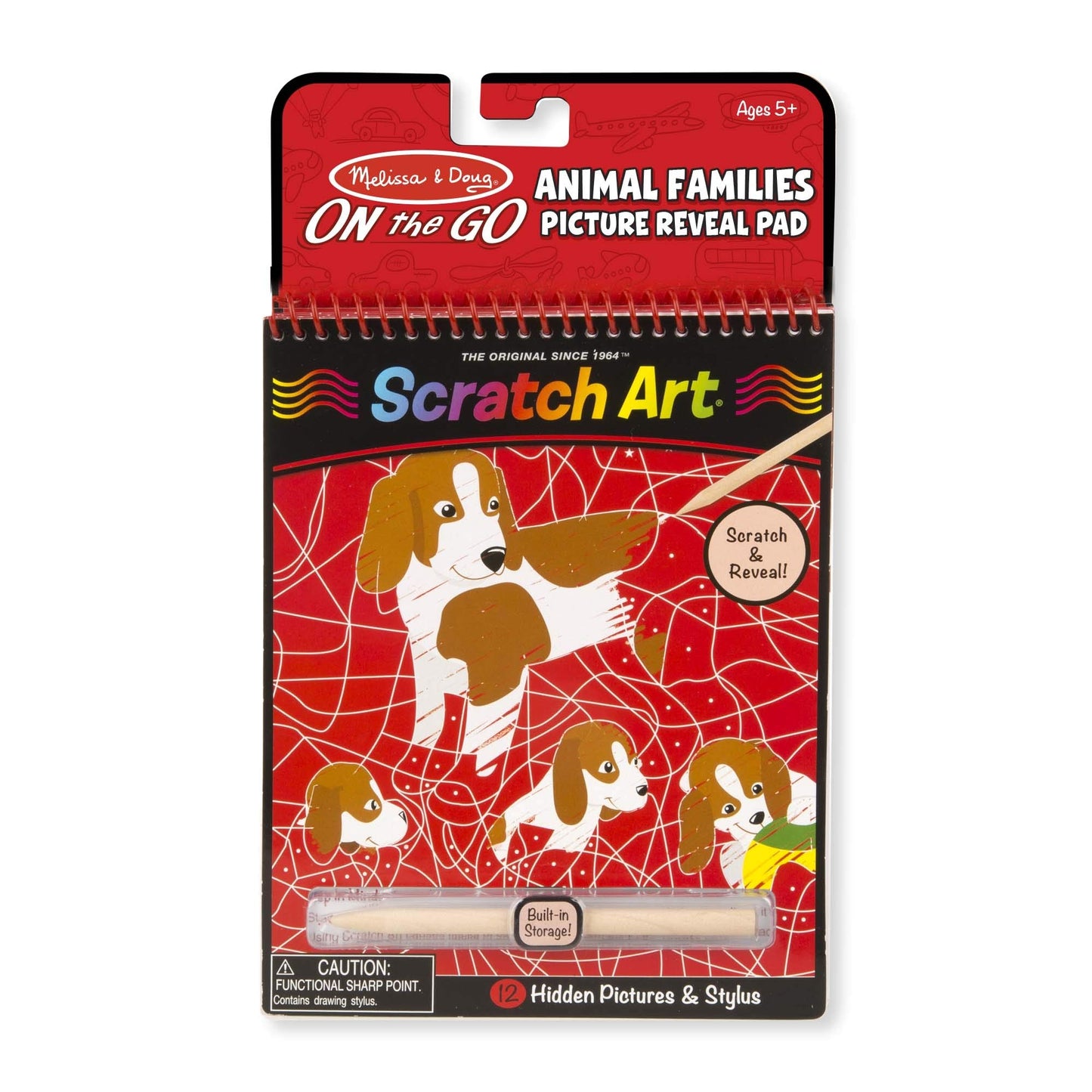 Melissa & Doug - On The Go - Scratch Art - Animal Families - Good Games