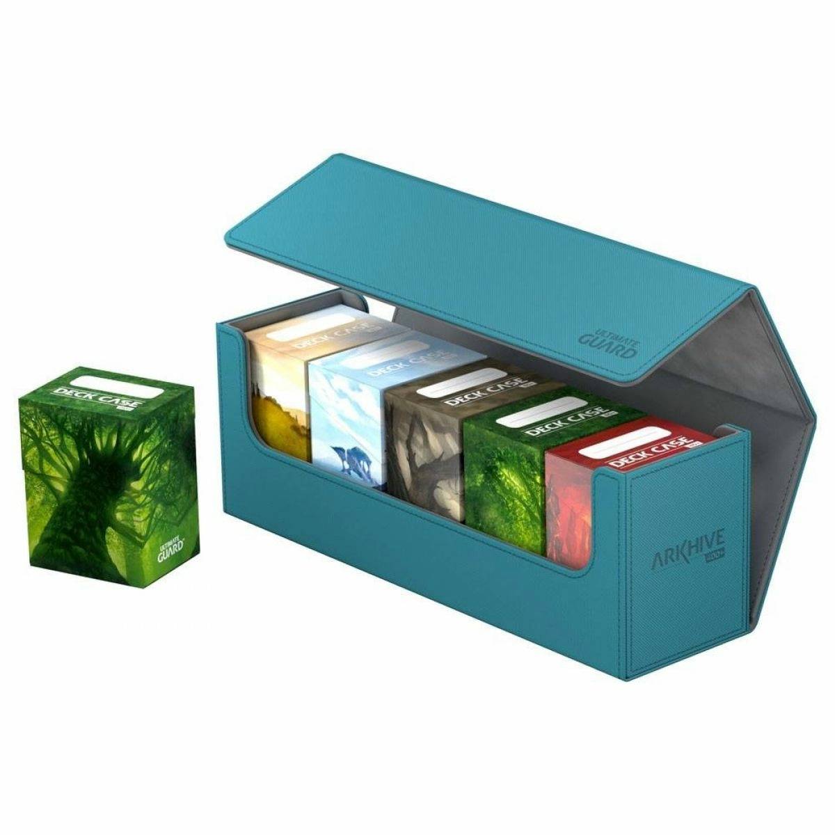 Ultimate Guard - Arkhive Flip Case 400+ Standard Size Xenoskin Petrol Blue - Good Games