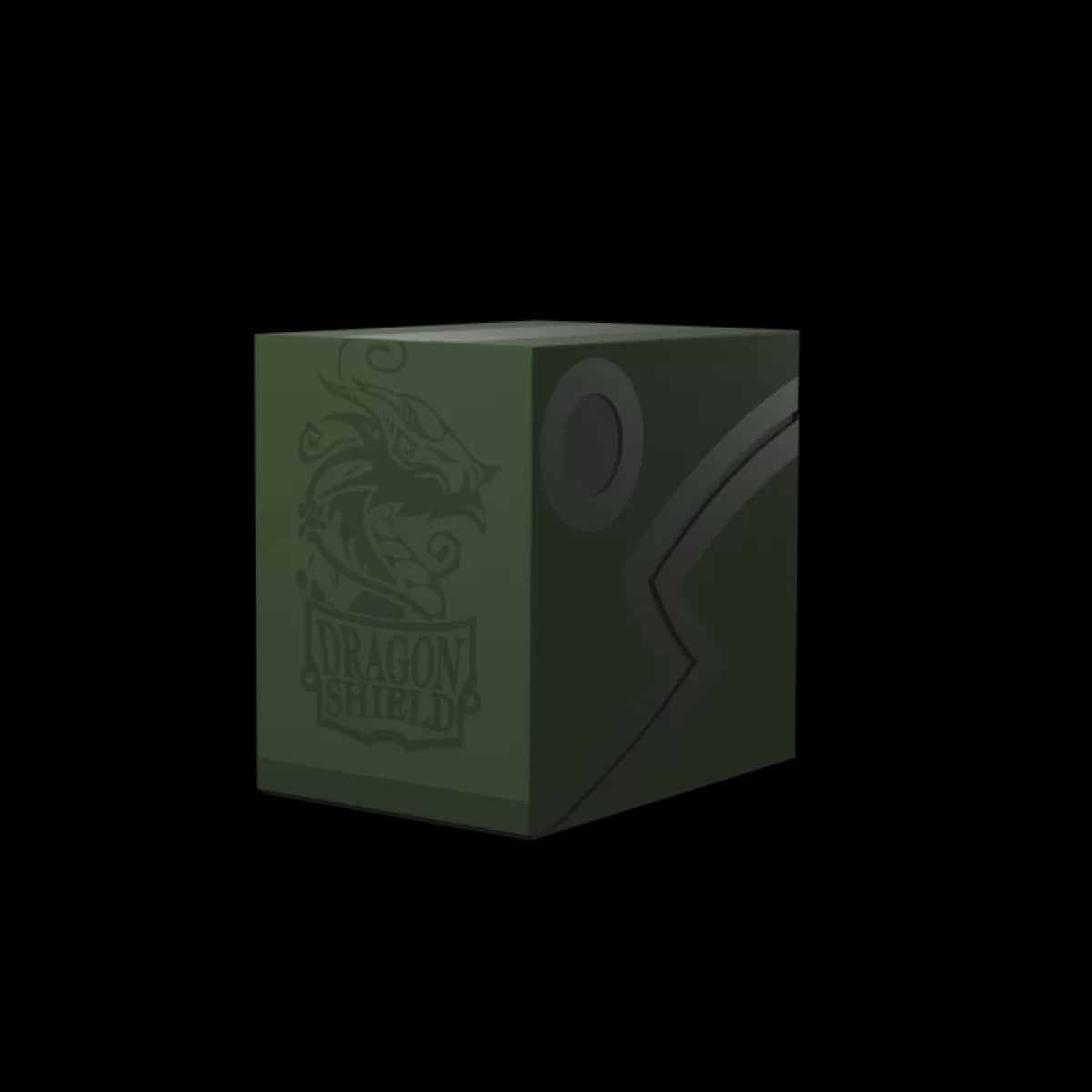 Dragon Shield - Deck Box Revised Double Shell - Forest Green/Black - Good Games