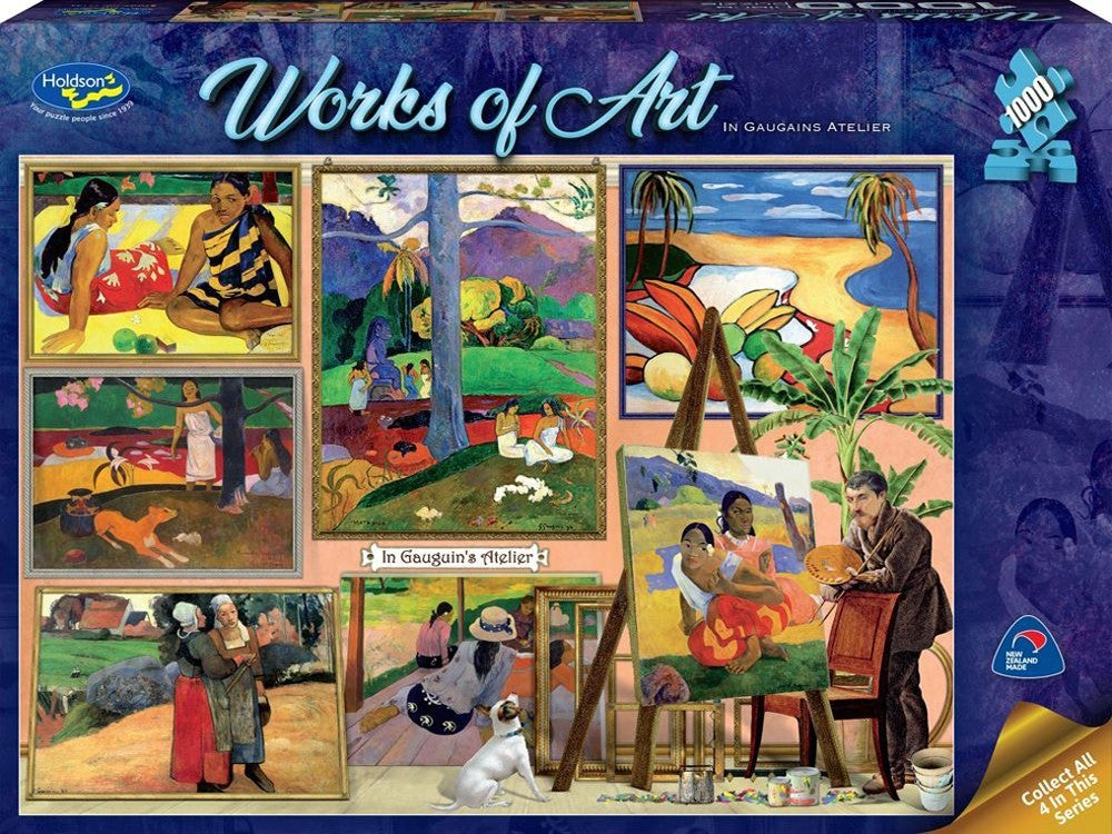 Holdson - Works Of Art Gauguains Atelier 1000 Piece Jigsaw - Good Games