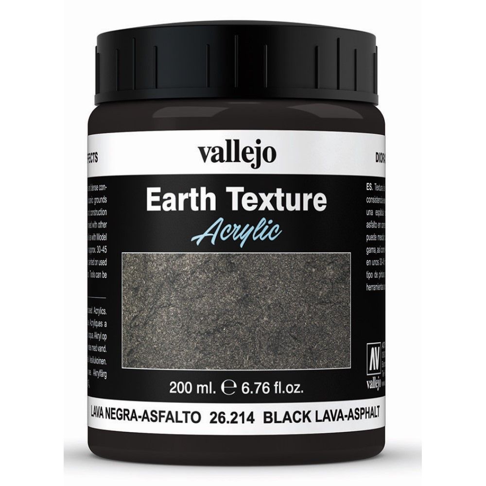 Vallejo Diorama Effects – Black Lava 200ml (AV26214) - Good Games