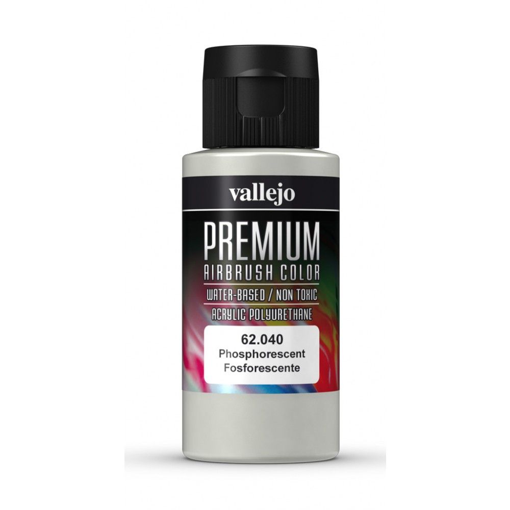 Vallejo Premium Colour - Fluorescent Phosphorescent 60ml Acrylic Paint (AV62040) - Good Games