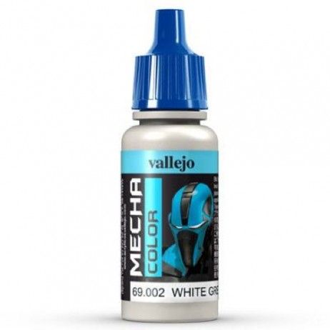 Vallejo Mecha Colour - White Grey 17ml Acrylic Paint (AV69002) - Good Games