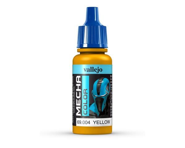 Vallejo Mecha Colour - Yellow 17ml Acrylic Paint (AV69004) - Good Games