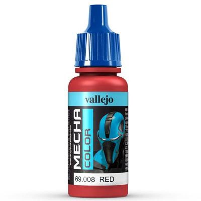 Vallejo Mecha Colour - Red 17ml Acrylic Paint (AV69008) - Good Games