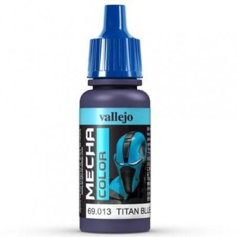 Vallejo Mecha Colour - Titan Blue 17ml Acrylic Paint (AV69013) - Good Games
