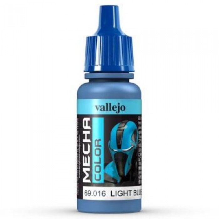 Vallejo Mecha Colour - Light Blue 17ml Acrylic Paint (AV69016) - Good Games