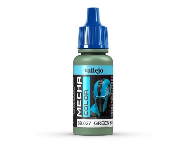 Vallejo Mecha Colour - Green Blue 17ml Acrylic Paint (AV69027) - Good Games
