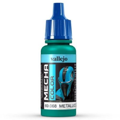 Vallejo Mecha Colour - Metallic Green 17ml Acrylic Paint (AV69068) - Good Games