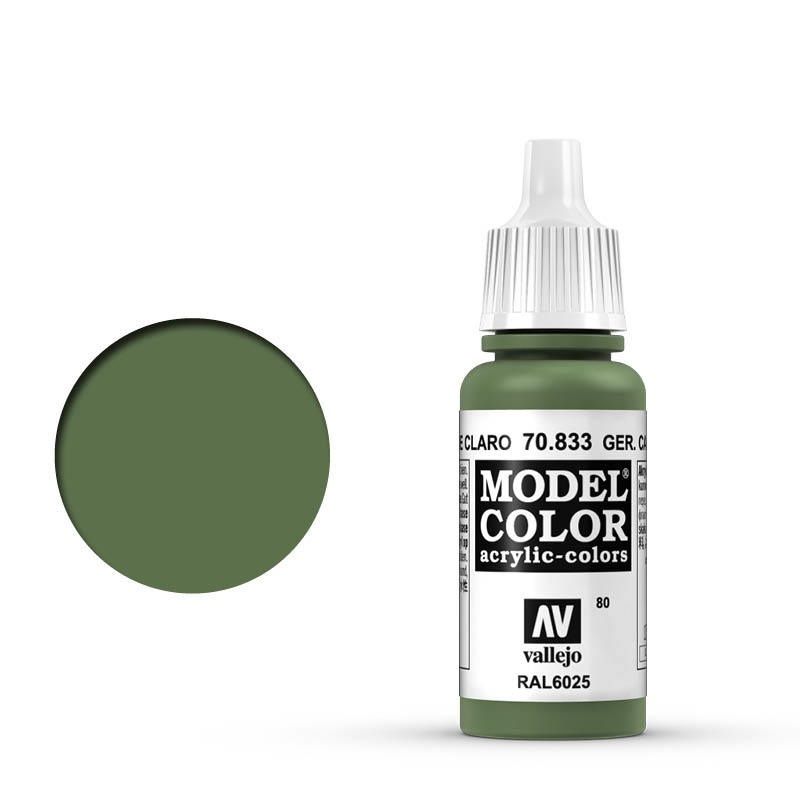 Vallejo Model Colour - Ger Cam Light Green 17ml Acrylic Paint (AV70833) - Good Games