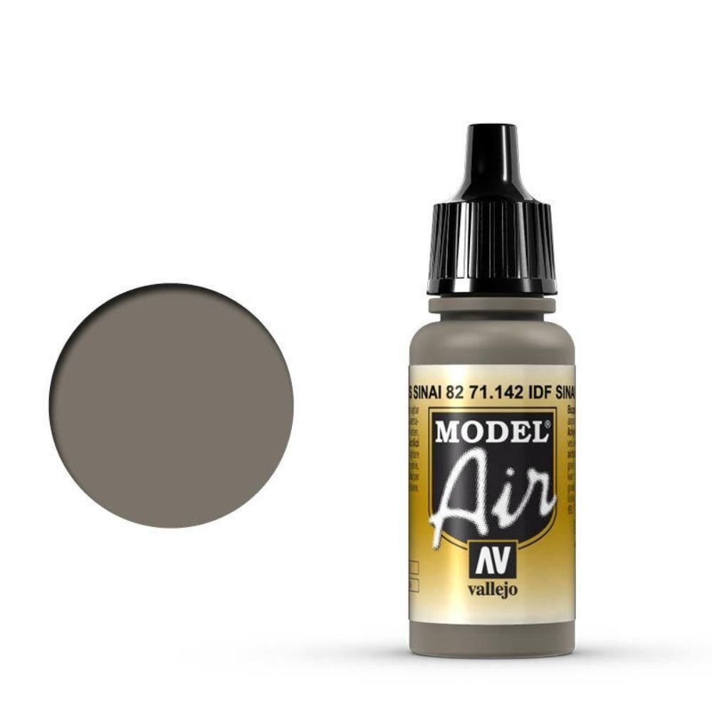 Vallejo Model Air - Idf Sinai Grey 82 17ml Acrylic Paint (AV71142) - Good Games