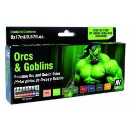 Vallejo Game Colour Orcs & Goblins 8 Colour Set - Good Games