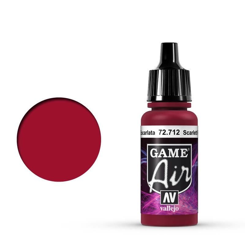 Vallejo Game Air - Scar Red 17ml Acrylic Paint (AV72712) - Good Games