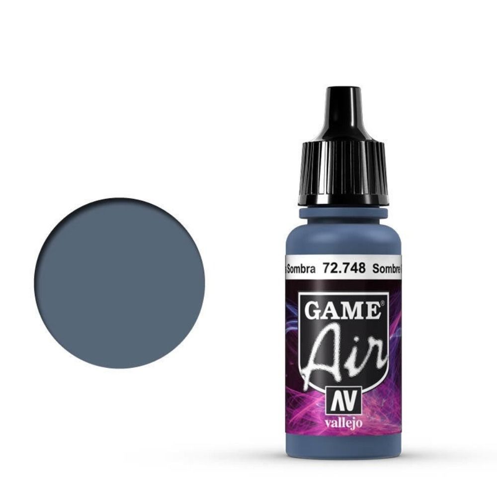 Vallejo Game Air - Sombre Grey 17ml Acrylic Paint (AV72748) - Good Games