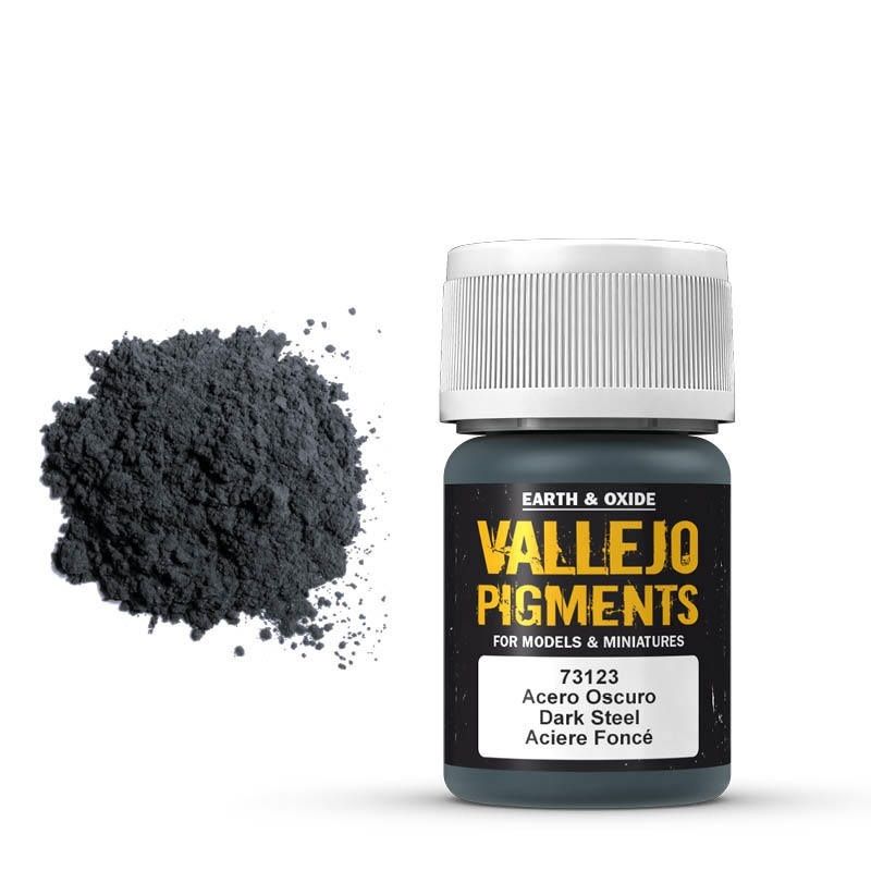 Vallejo Pigments - Dark Steel 30ml (AV73123) - Good Games