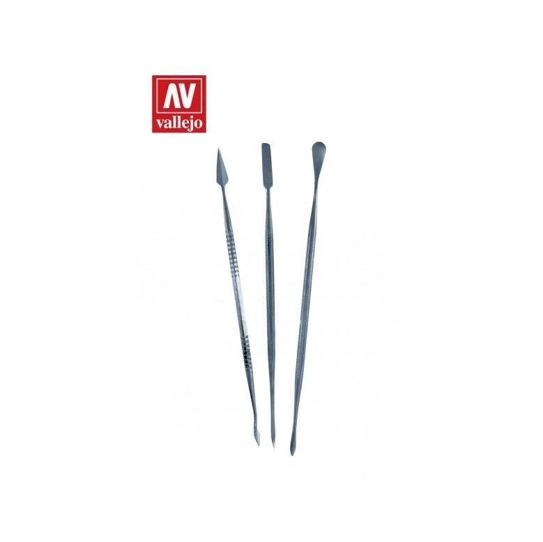 Vallejo Tools Set Of 3 S/S Carvers - Good Games