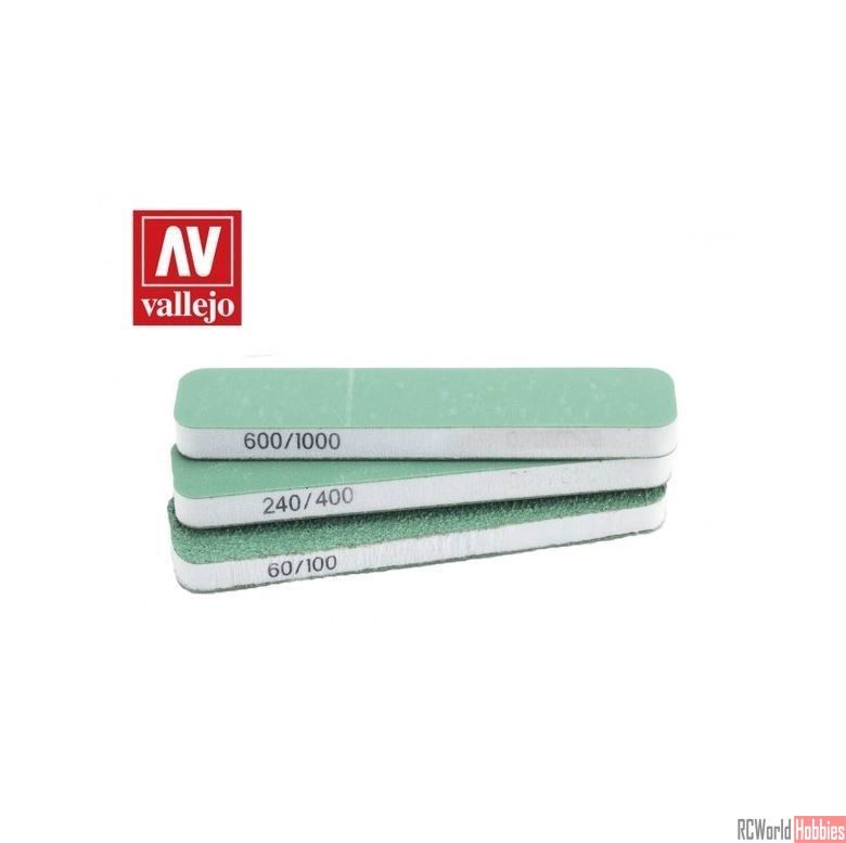 Vallejo Tools Flexisander Dual Grit X3 (90x19x6mm) - Good Games