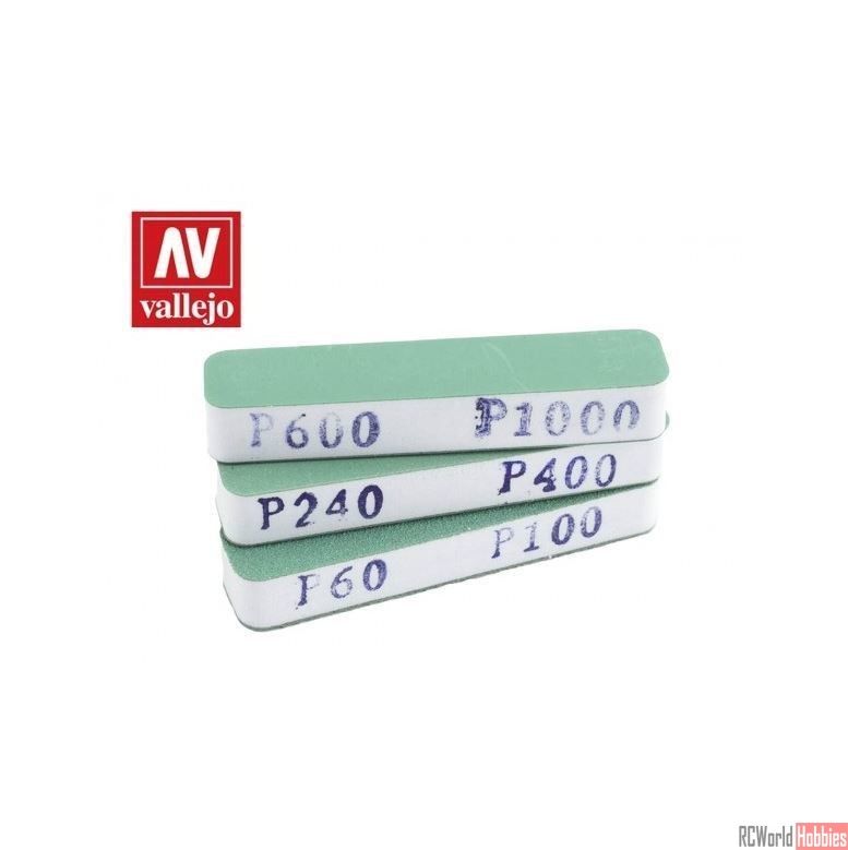 Vallejo Tools Flexisander Dual Grit X3 (90x19x12mm) - Good Games