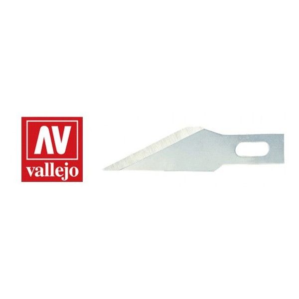 Vallejo Tools #11 Classic Fine Point Blades (5) For No.1 Handle - Good Games