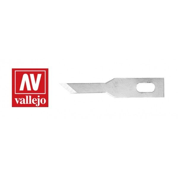 Vallejo Tools #68 Stencil Edge Blades (5) For No.1 Handle - Good Games