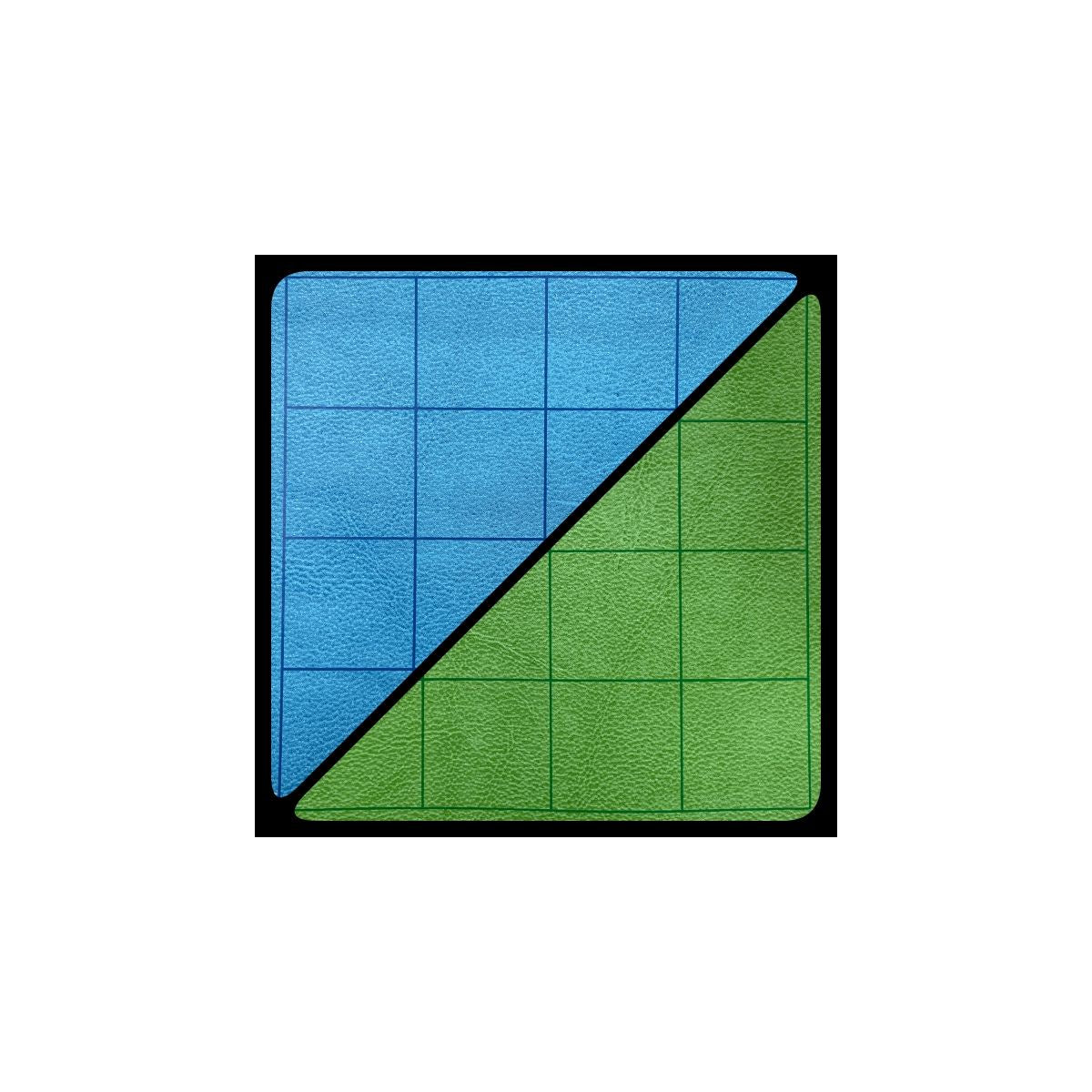 Chessex - Reversible Battlemat 1 Squares Blue-green 23 1/2 X 26 (CHX 96465) - Good Games