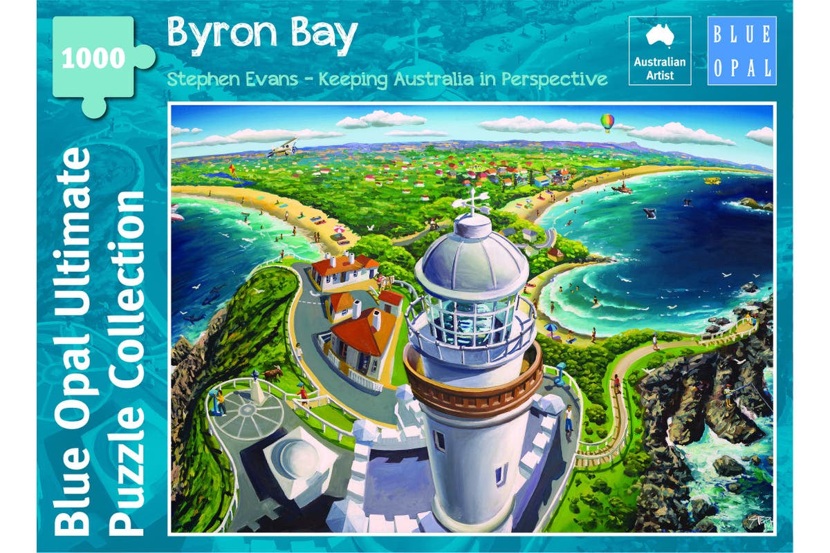 Blue Opal - Stephen Evans Watsons Bay 1000 Piece Jigsaw - Good Games