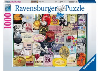 Ravensburger - Wine Labels 1000 Piece Jigsaw - Good Games