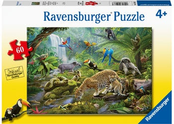 Ravensburger - Rainforest Animals 60 Piece Jigsaw - Good Games