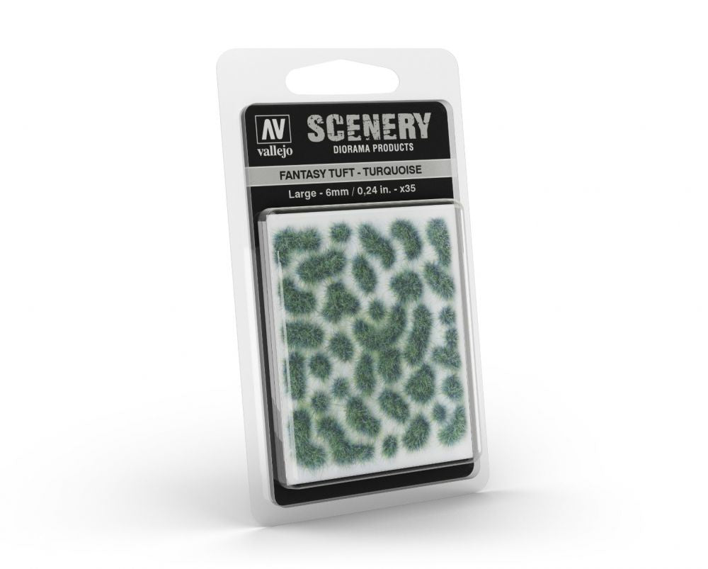 Vallejo Hobby Scenery - Turquiose Large Fantasy Tuft - Good Games