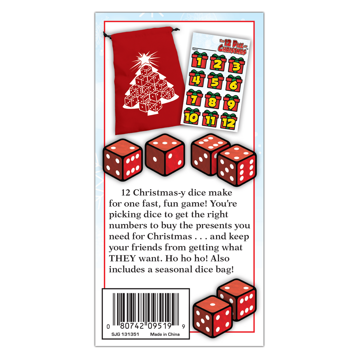 The 12 Dice of Christmas