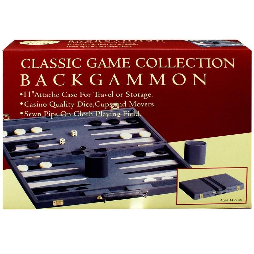 Classic Backgammon 11 Attache Case - Good Games