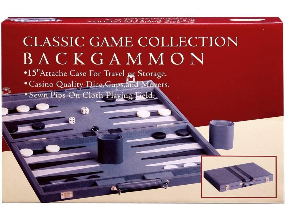 Backgammon 15 Vinyl Stitched - Good Games